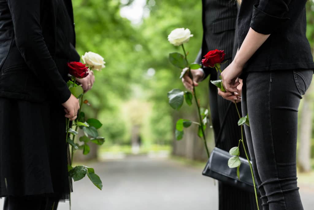 All white funeral clearance outfit